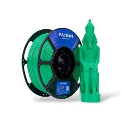 Green PATRON PLA  (PLA+) 1.75MM 3D PRINTER PREMIUM FILAMENT 1KG