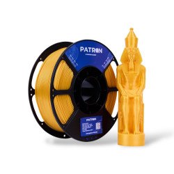 Gold  PATRON PLA  (PLA+) 1.75MM 3D PRINTER PREMIUM FILAMENT 1KG